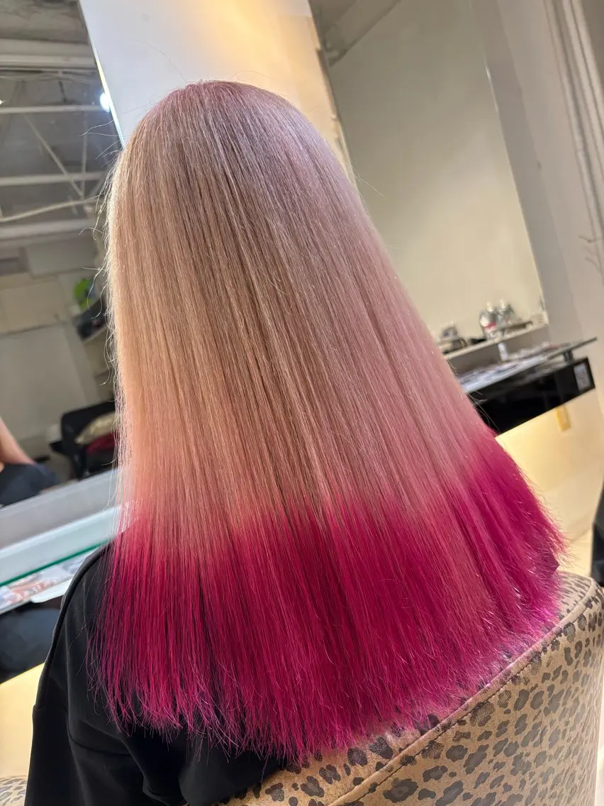 ロング カラー 橋本 慶司のヘアスタイル