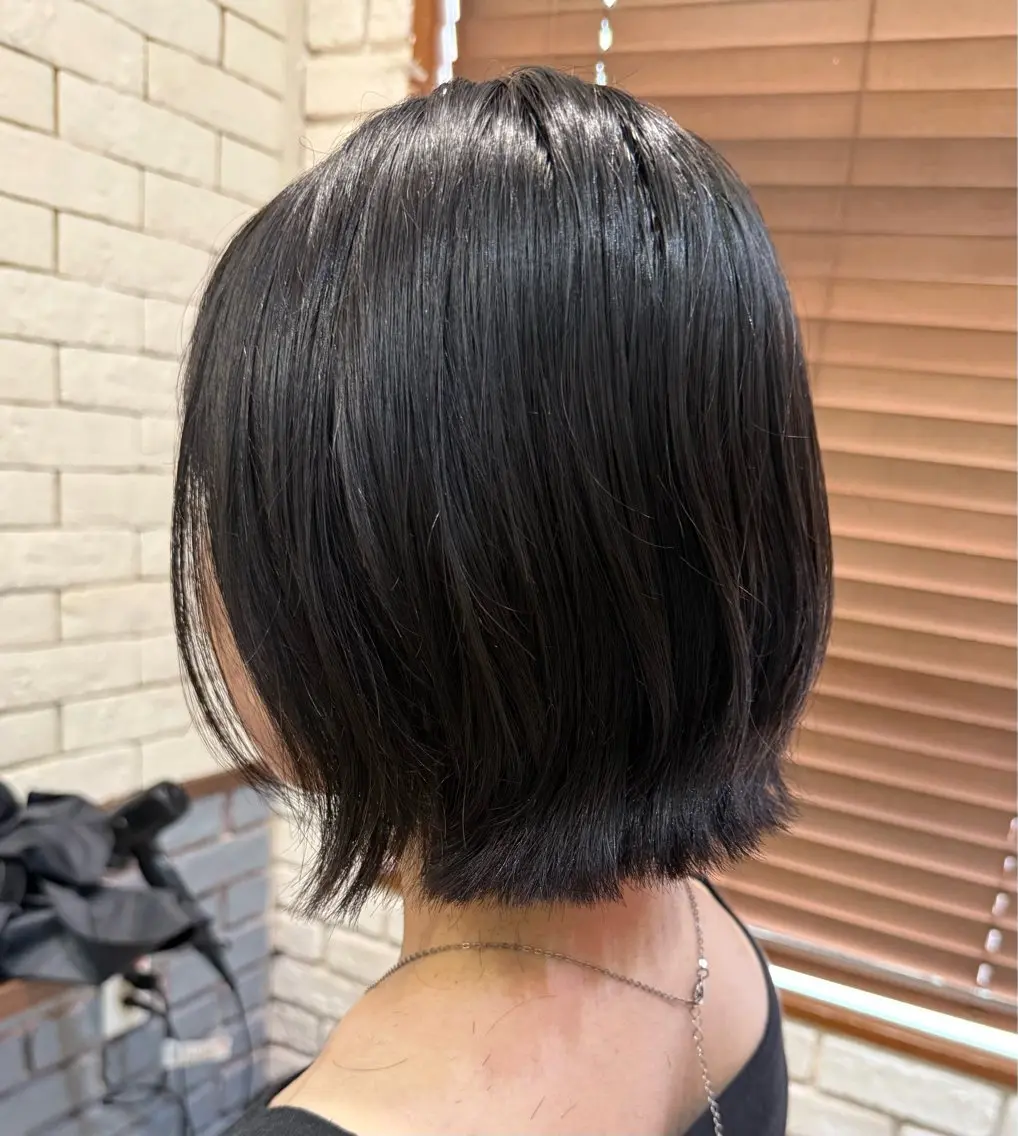 ショート ボブレイヤー ボブ くびれヘア レイヤーカット 外ハネヘア ✨ヒナタ✨丁寧さNo .1/似合わせカットのヘアスタイル