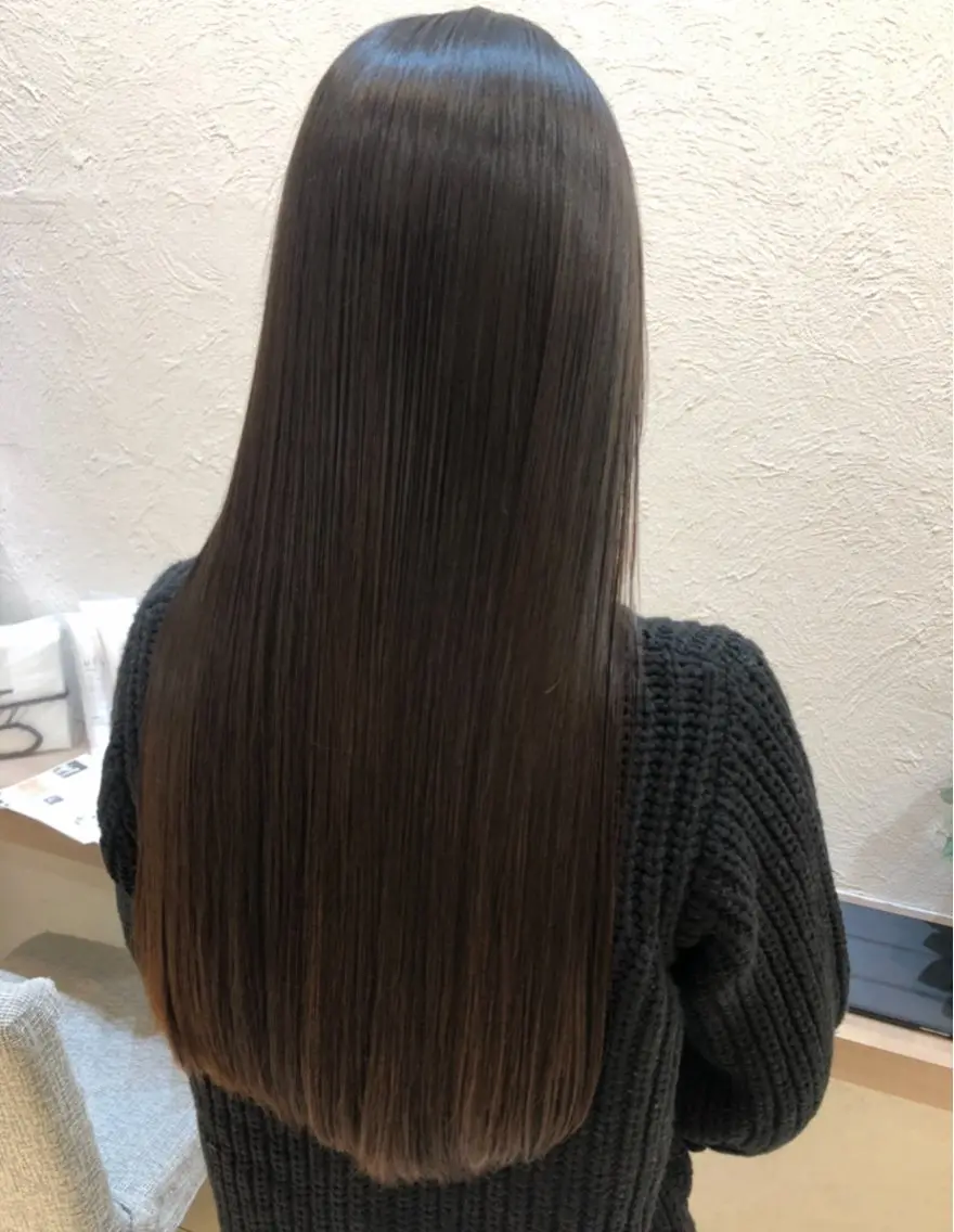 ロング カラー 縮毛矯正/髪質改善/ 艶髪ササキナツミのヘアスタイル