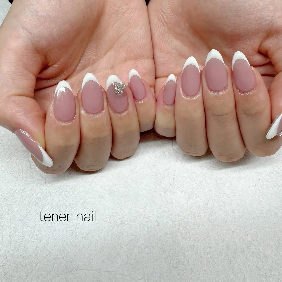 ネイル フレンチネイル ハンドネイル テネルネイル tener nailのネイルデザイン
