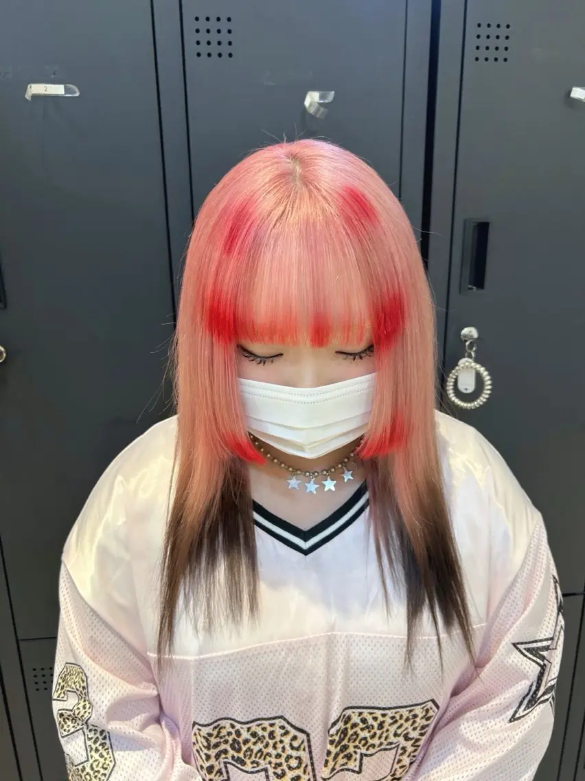 ロング カラー デザインカラー mei 撮影モデル募集中!のヘアスタイル