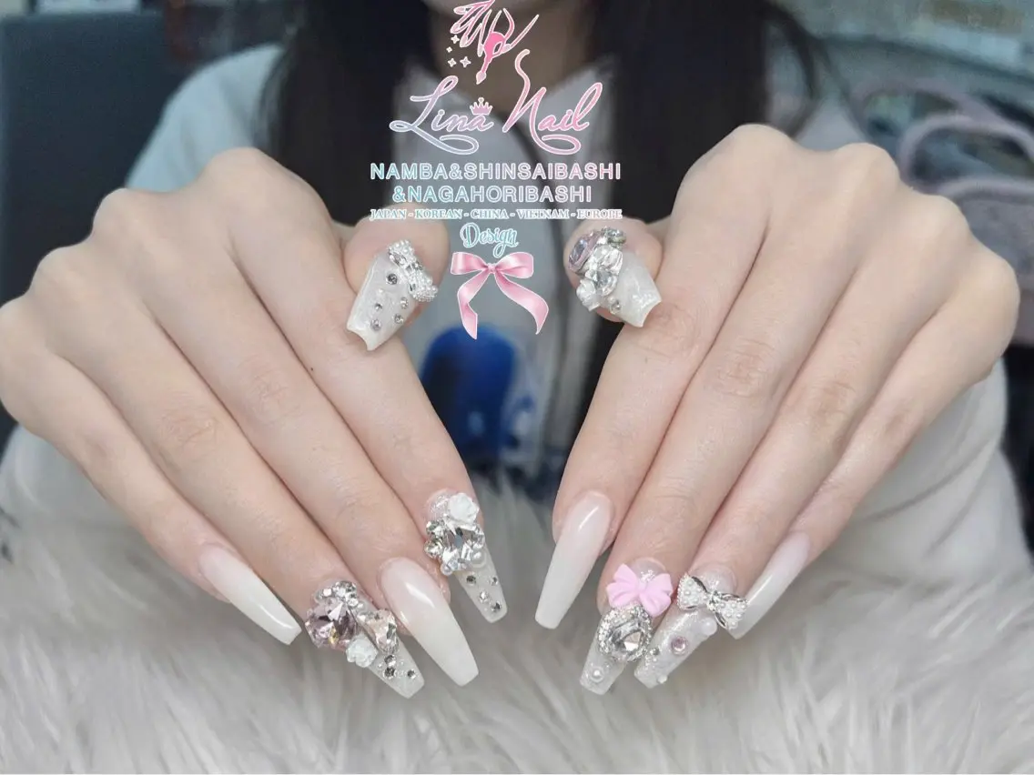 ネイル チークネイル 桜ネイル フラッシュネイル フットネイル ジェルネイル リナネイル 長堀橋店／東心斎橋店のマツエク・マツパデザイン