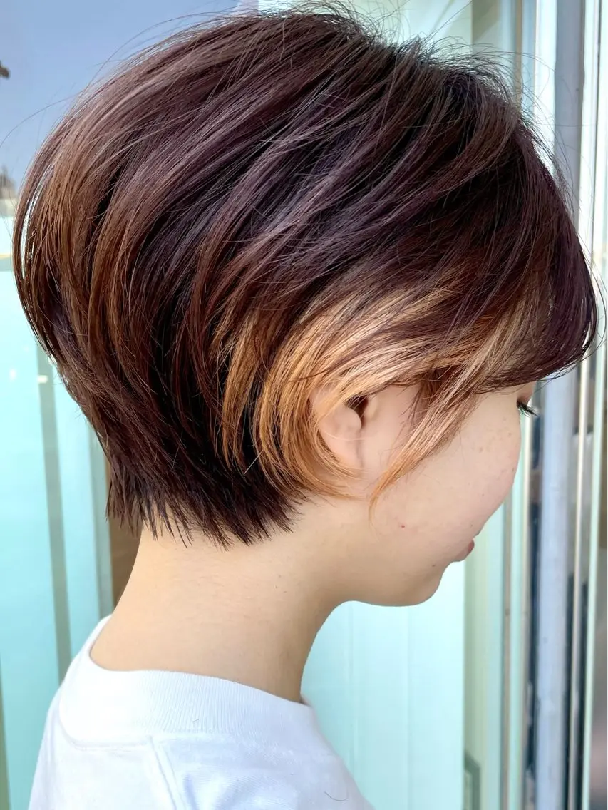 ショート ショートボブ 丸みショート ボブ ショートヘア 三鷹で1番ショート ボブをカットする新谷のヘアスタイル