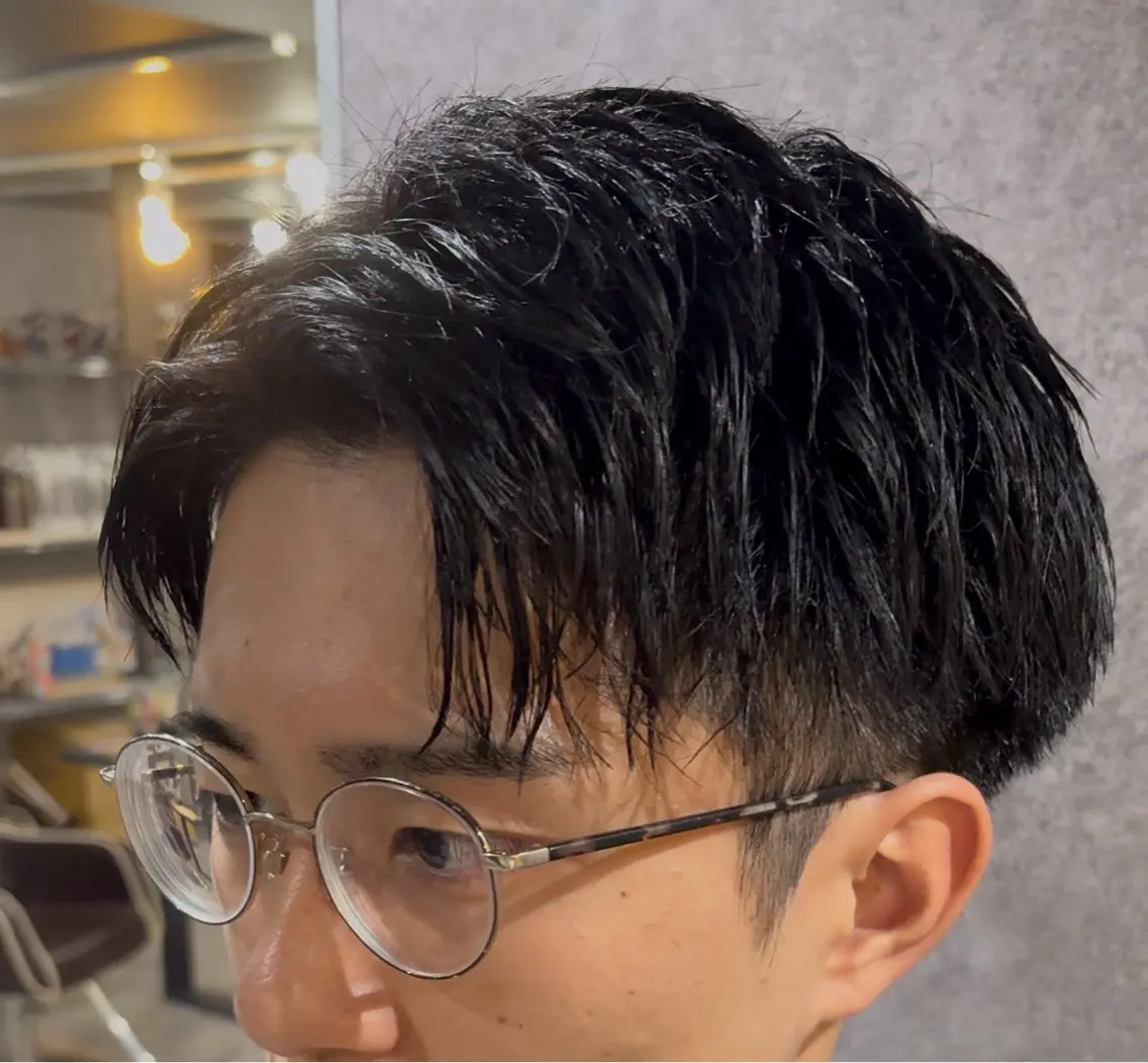 ショート りょうま⚡️新小岩 ニュアンスパーマのヘアスタイル