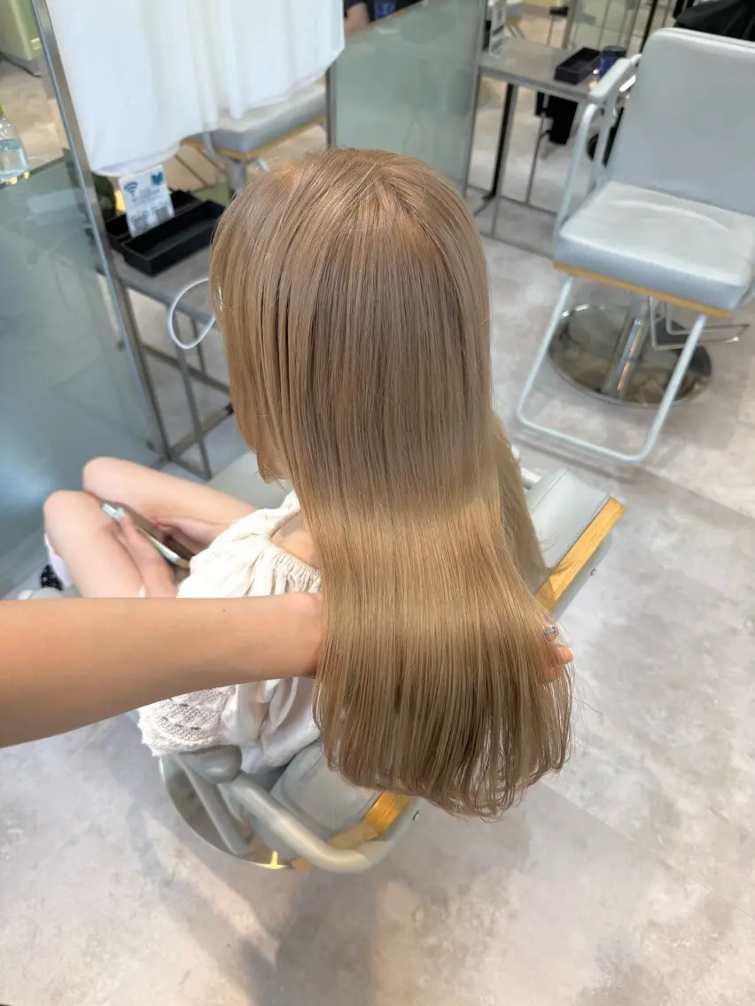 ロング カラー カット ヘアカラー トリートメント 伶風/ ボブのヘアスタイル