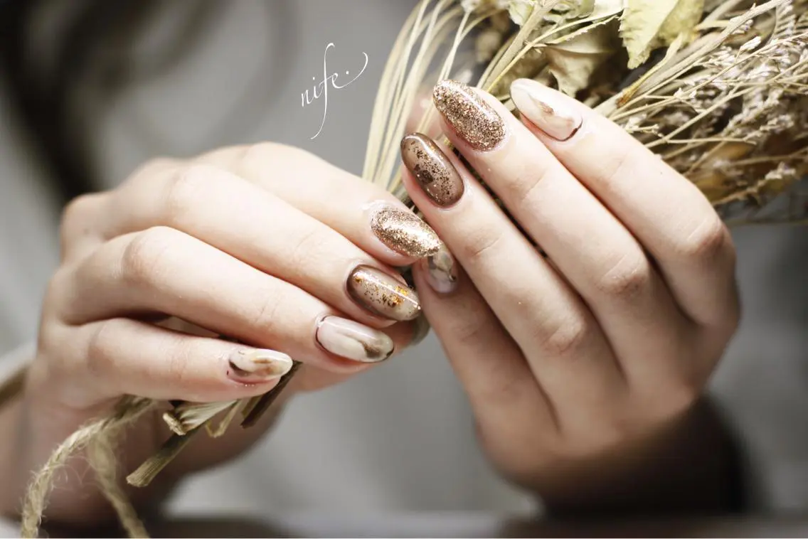 ネイル アートネイル 持ち込み ハンドネイル atelier nife.のネイルデザイン