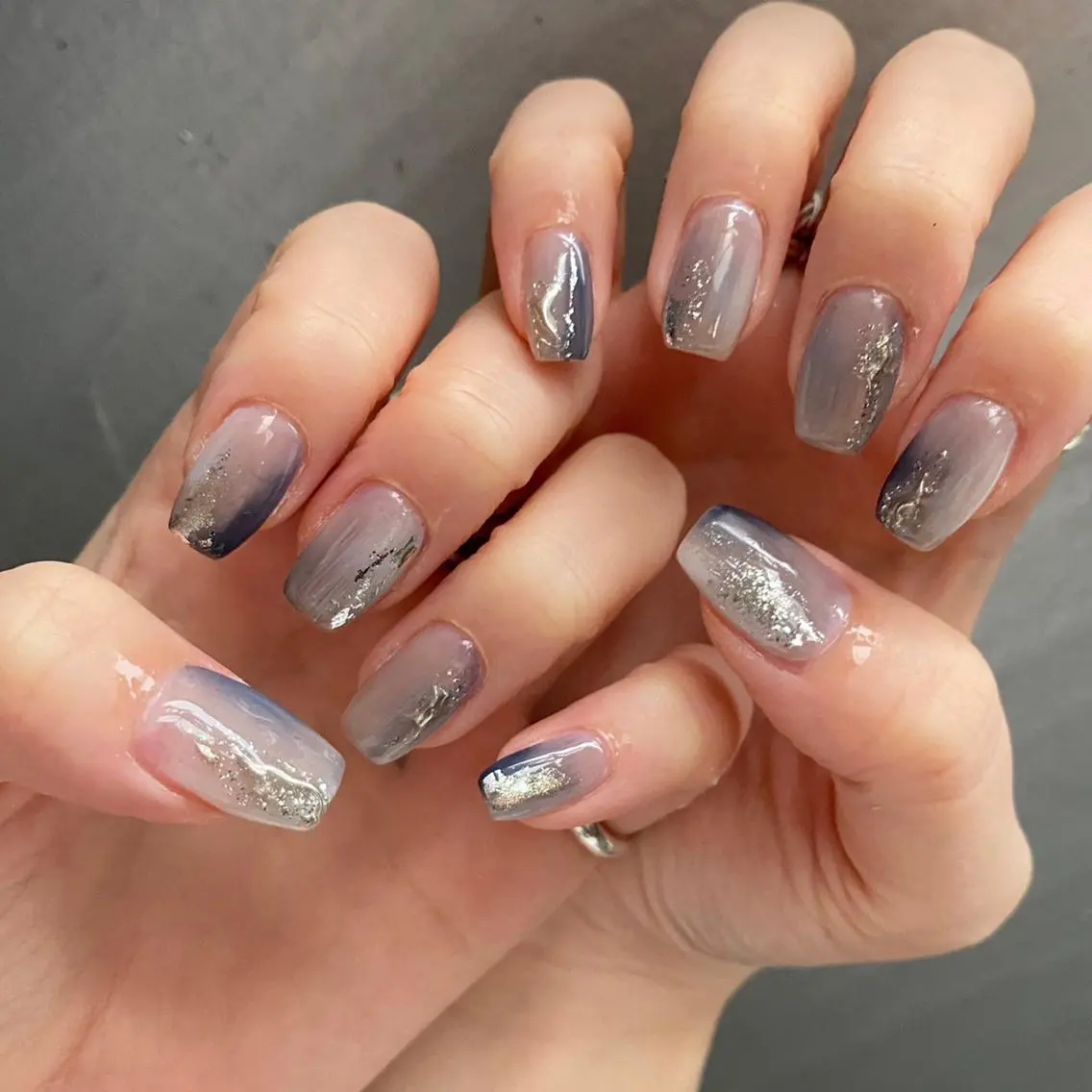 ネイル ニュアンスネイル 【やり放題専門店】 スカルプ&長さ出しのネイルデザイン