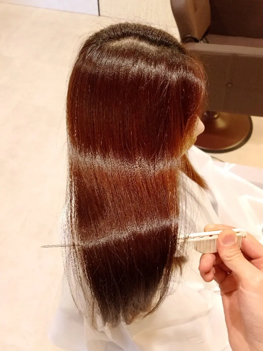ロング カラー カット ヘアカラー トリートメント ヘッドスパ 【渋谷|髪質改善】 美女が沼るヘッドスパのヘアスタイル