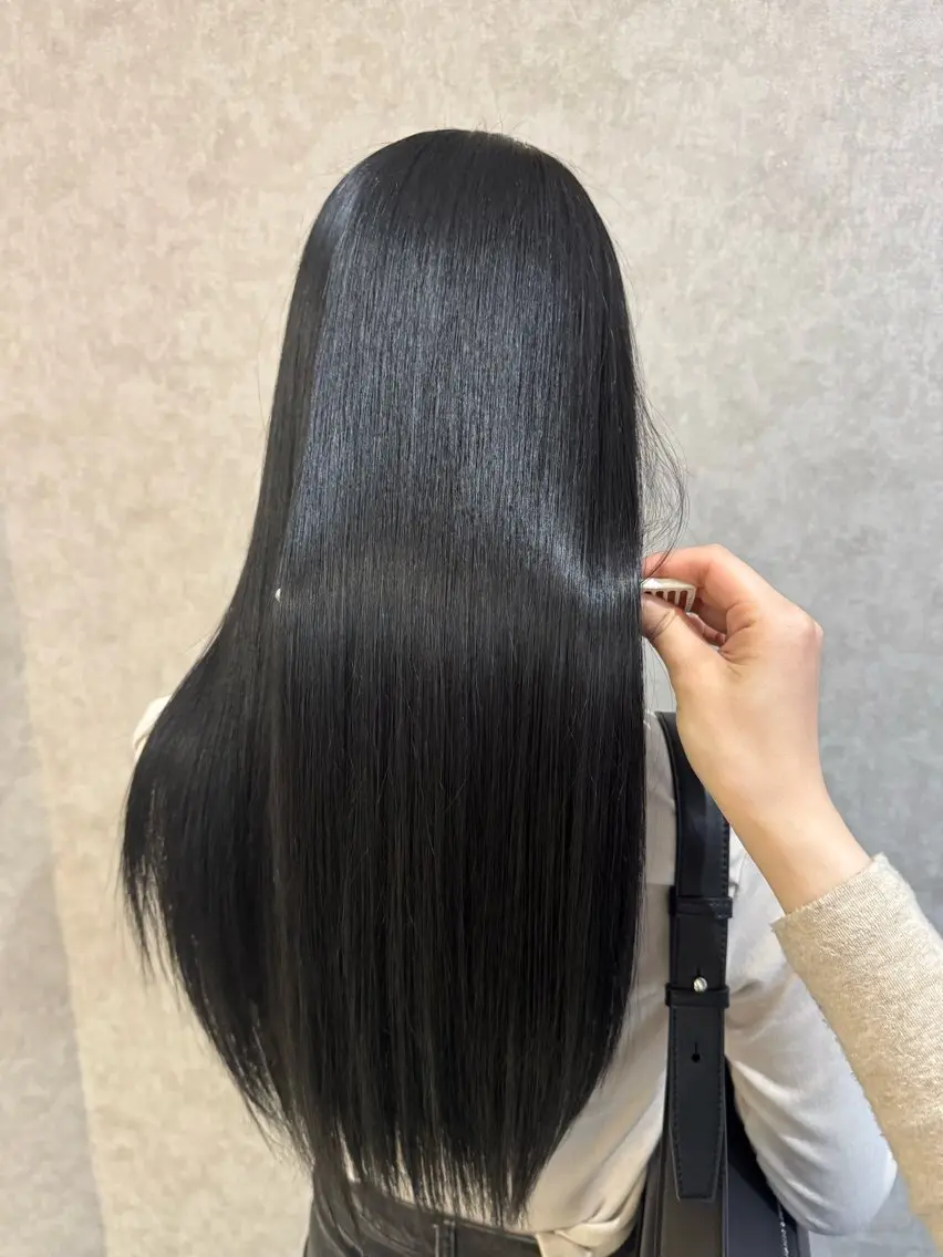 【癖毛対策】髪質改善ストレート➕ダメージ補修トリートメント✨の写真