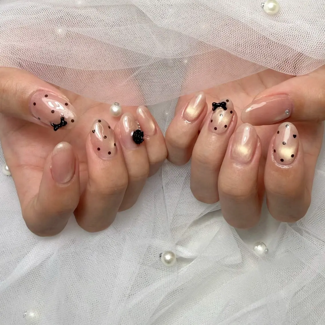 ネイル ハンドネイル mau🩵 堺筋本町nailのネイルデザイン