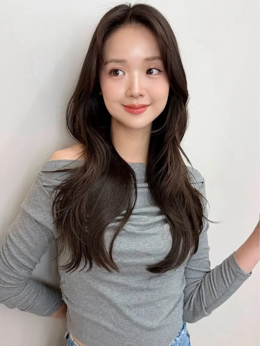 ロング カット無料🩶✨ 大見惺也のヘアスタイル