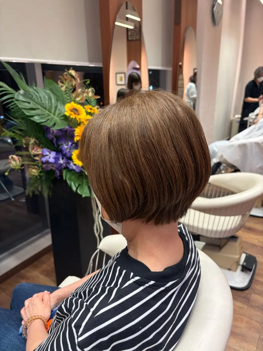 ショート ショートボブ ボブ ショートヘア やまもと かこのヘアスタイル