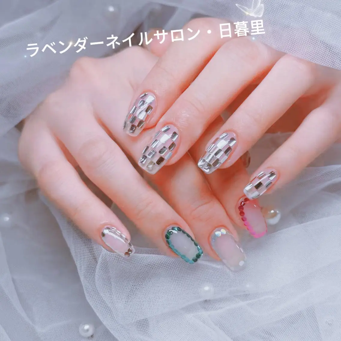 ネイル ハンドネイル 日暮里2 lavenderのネイルデザイン