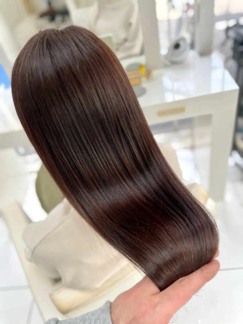 セミロング カラー カット ヘアカラー トリートメント 30代からの上質な ヘアケア 大西のヘアスタイル