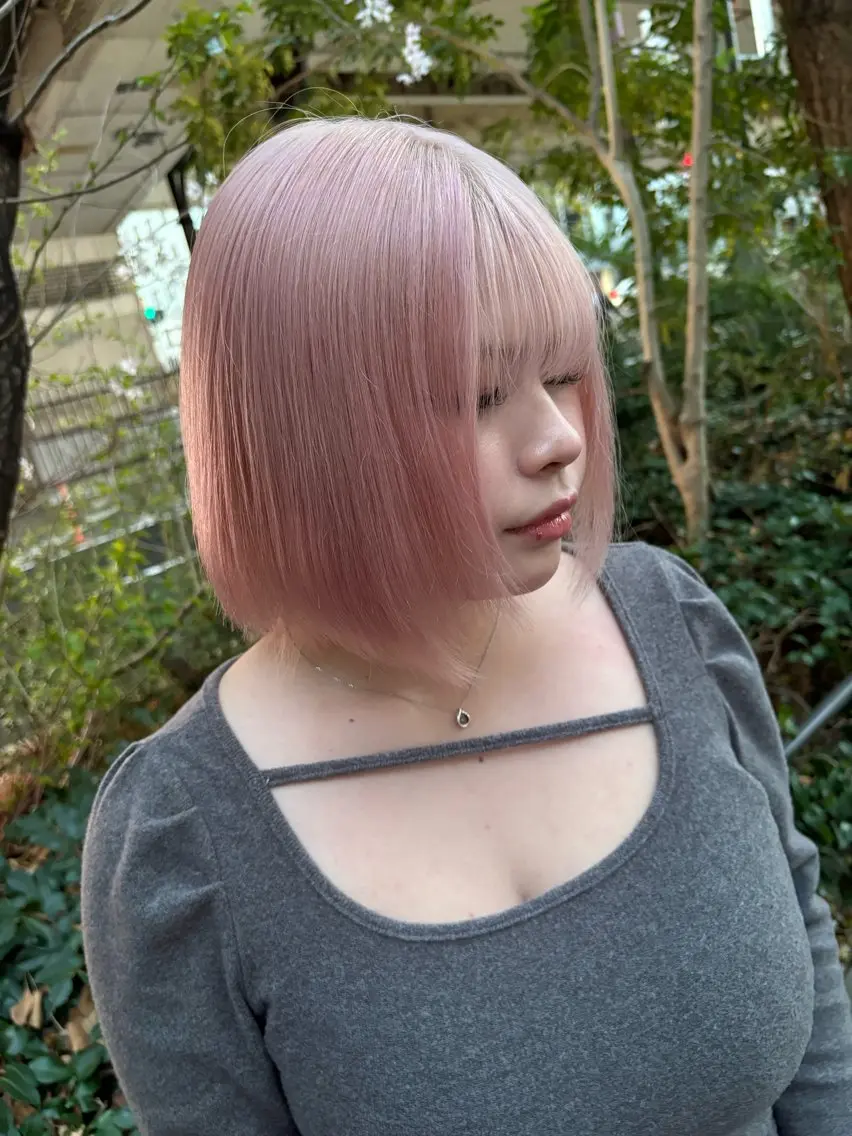 ミディアム ヘアカラー mimiiy fukaのヘアスタイル