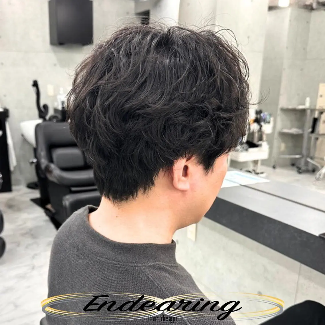 パーマ ニュアンスパーマ カット パーマ Endearing 銀座/レイヤーカットのヘアスタイル