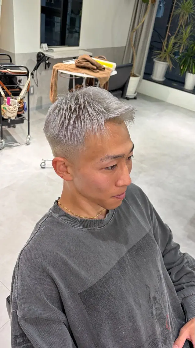 メンズ ヘアカラー Hina‪🔆‬ CIERA南船場のヘアスタイル
