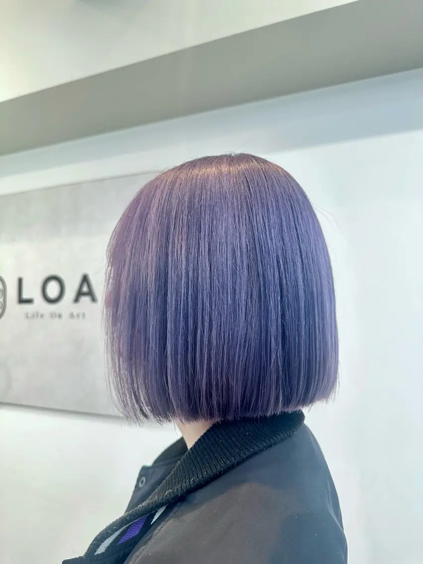 ショート ヘアカラー トリートメント LOA uraraのヘアスタイル
