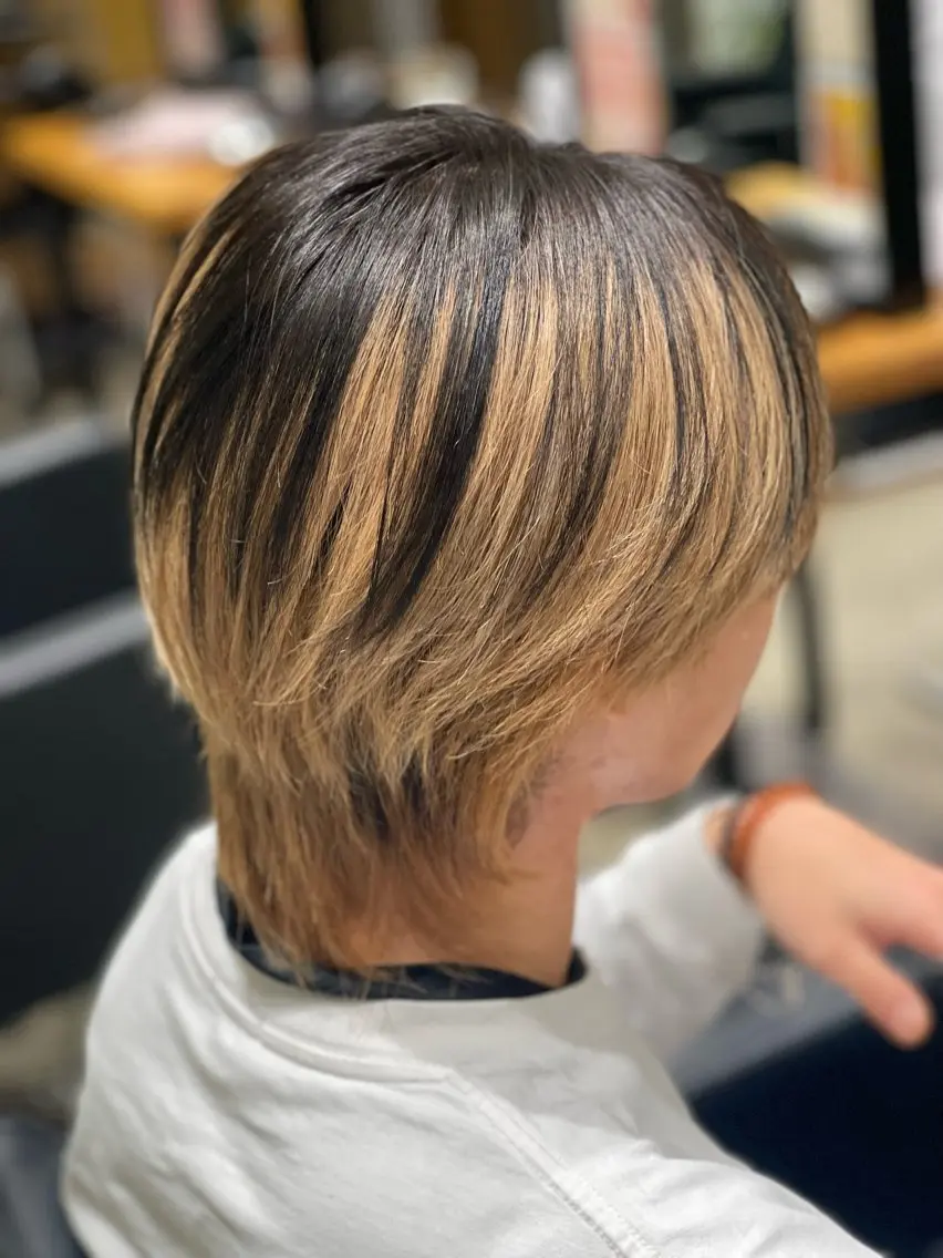 メンズ マッシュウルフ マッシュ メンズウルフカット ウルフカット カット Hirose Ryoのヘアスタイル