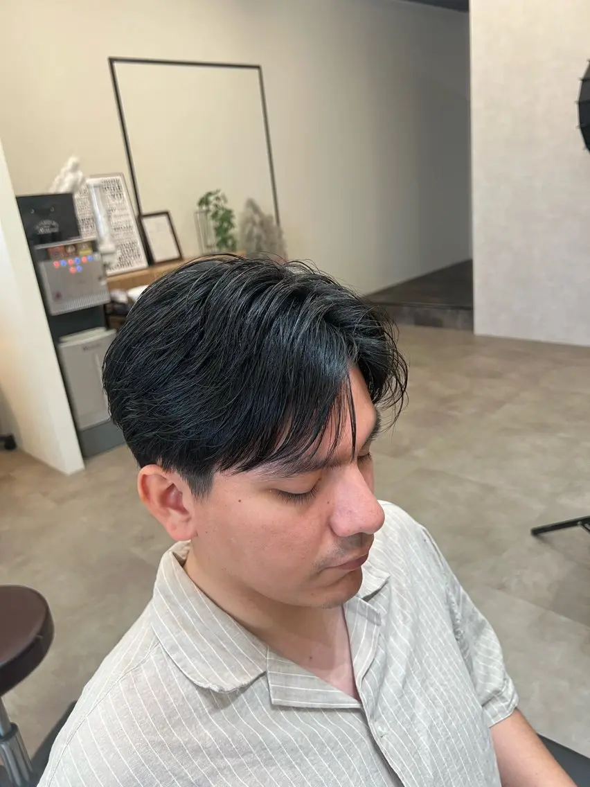 カラー パーマ メンズ メンズ特化🪽 川島豪瑠のヘアスタイル