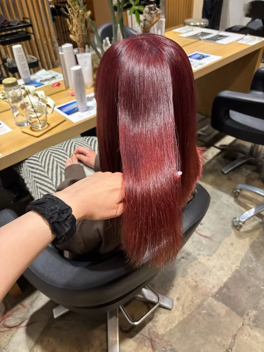 セミロング カラー カット ヘアカラー 💛似合わせカット カラー💛 amiのヘアスタイル
