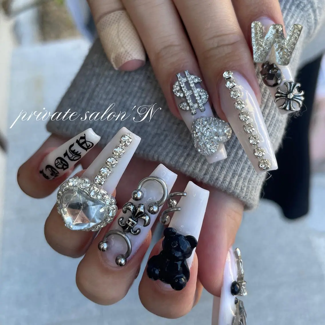 ネイル スカルプネイル BINERVA nail salonのネイルデザイン