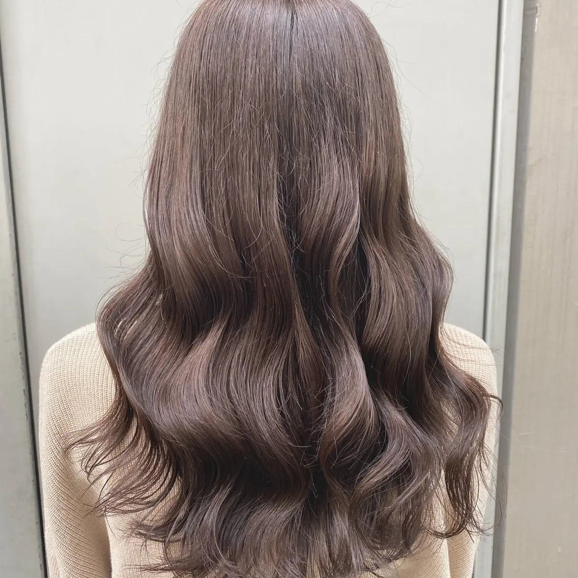 ミディアム ブラウンベージュ🤎 ブリーチなし🤎のヘアスタイル