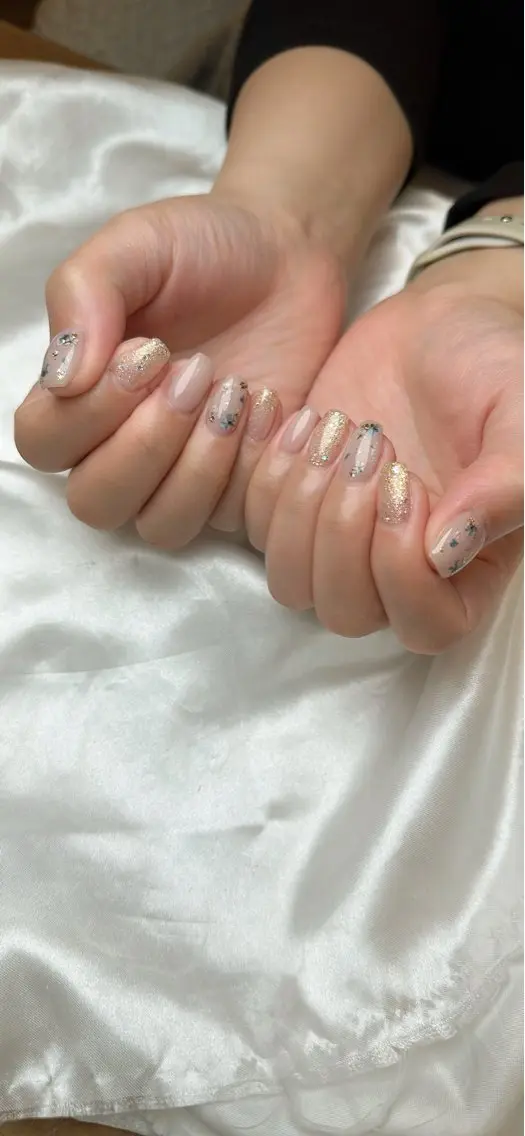 ネイル アートネイル フラワーネイル 春ネイル ハンドネイル Yukino .のネイルデザイン