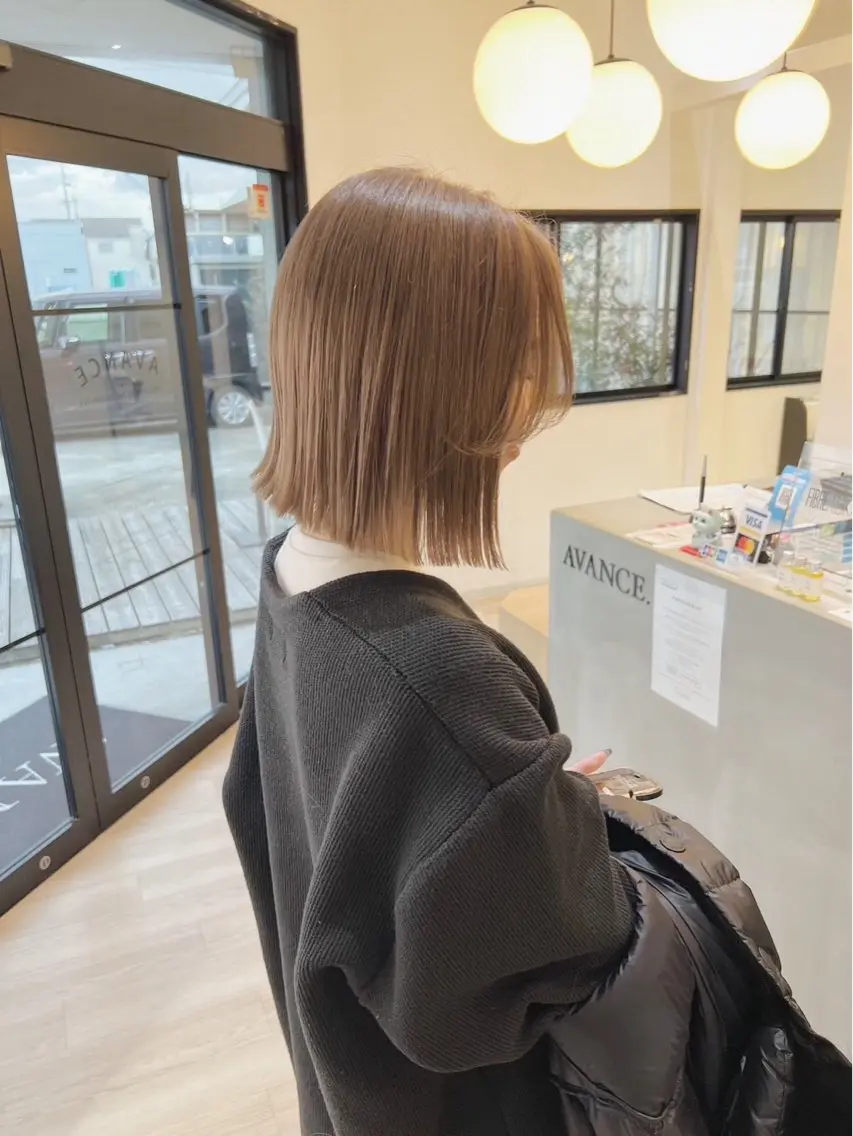 ミディアム カット ヘッドスパ 髪質改善/ショート ボブ/chere狭山のヘアスタイル