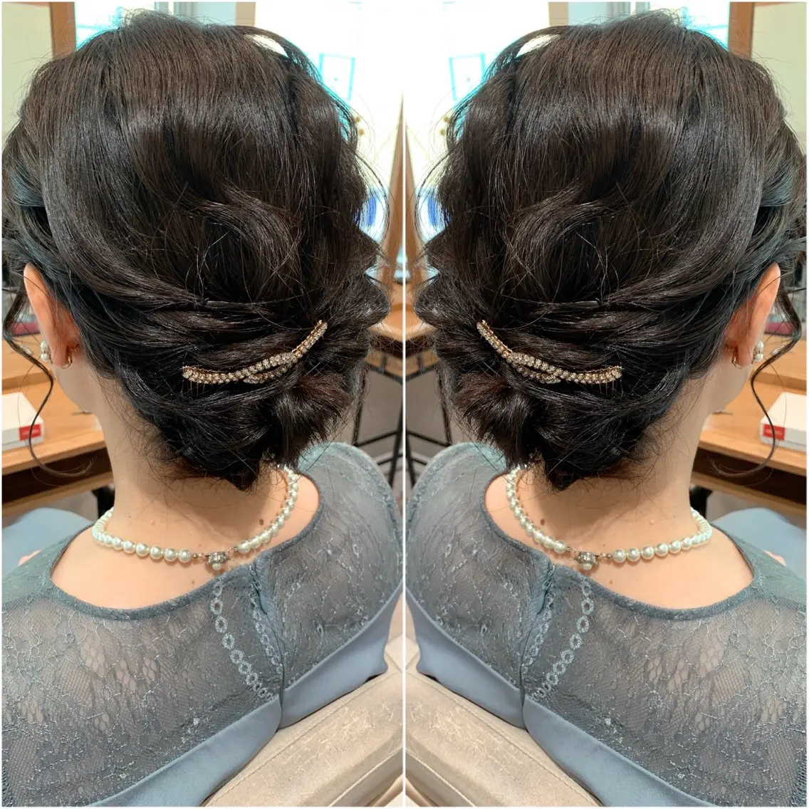 ミディアム ヘアアレンジ ヘアセット 韓国hair🦋 Nanaのヘアスタイル