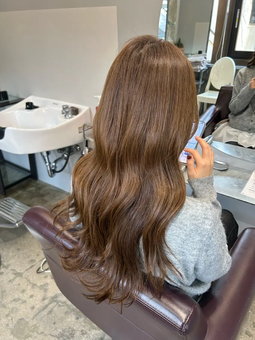ロング カット サワムラ ソナタのヘアスタイル