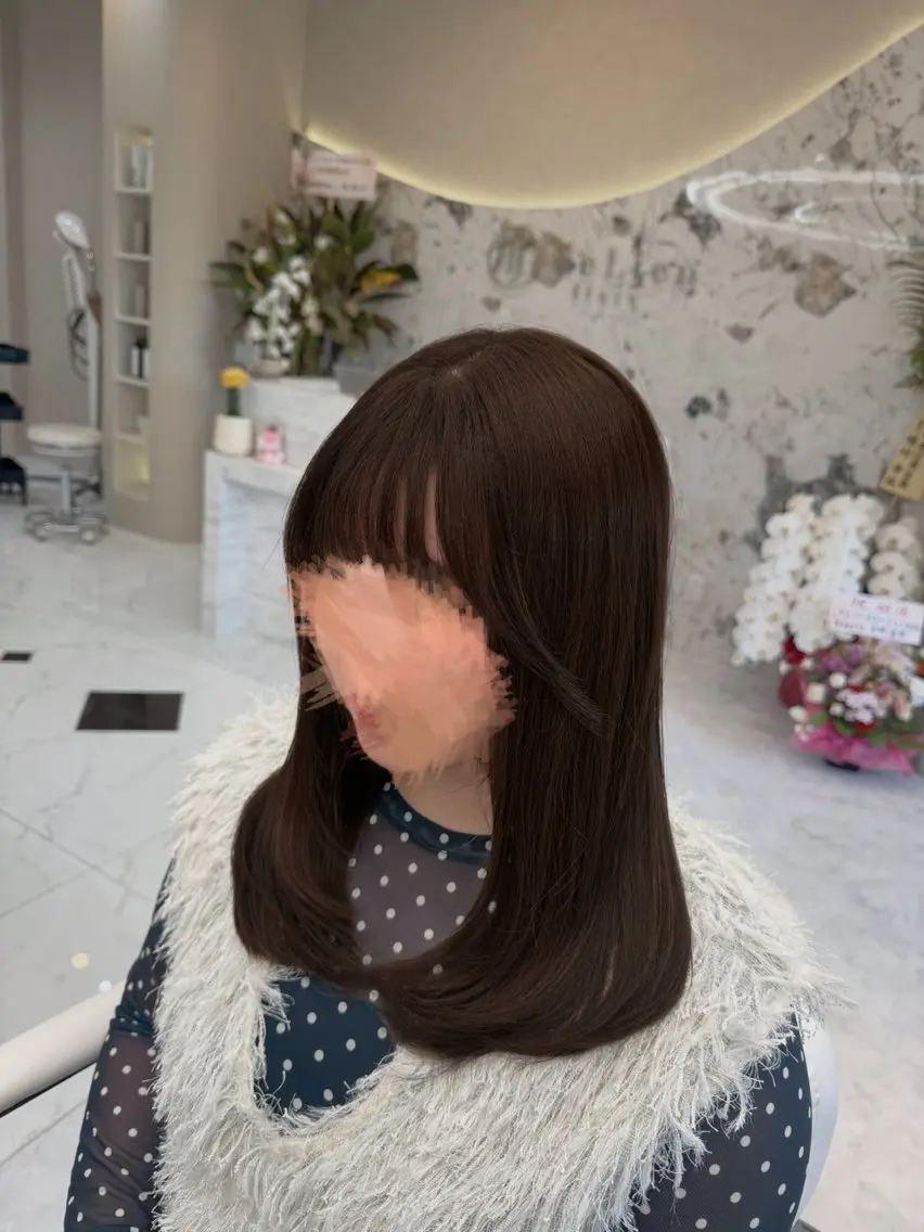 セミロング レイヤーカット ローレイヤー 古賀 颯磨のヘアスタイル