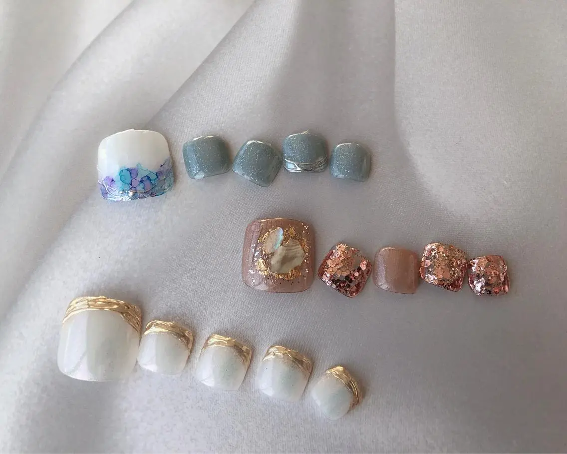 ネイル アートネイル フットネイル フットネイル saki_ nail heronのネイルデザイン