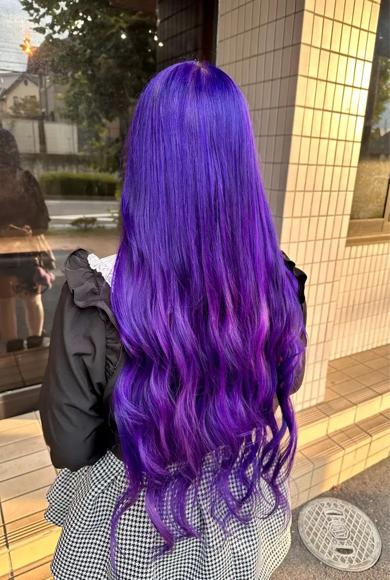 ロング カラー タカツド ユウキのヘアスタイル