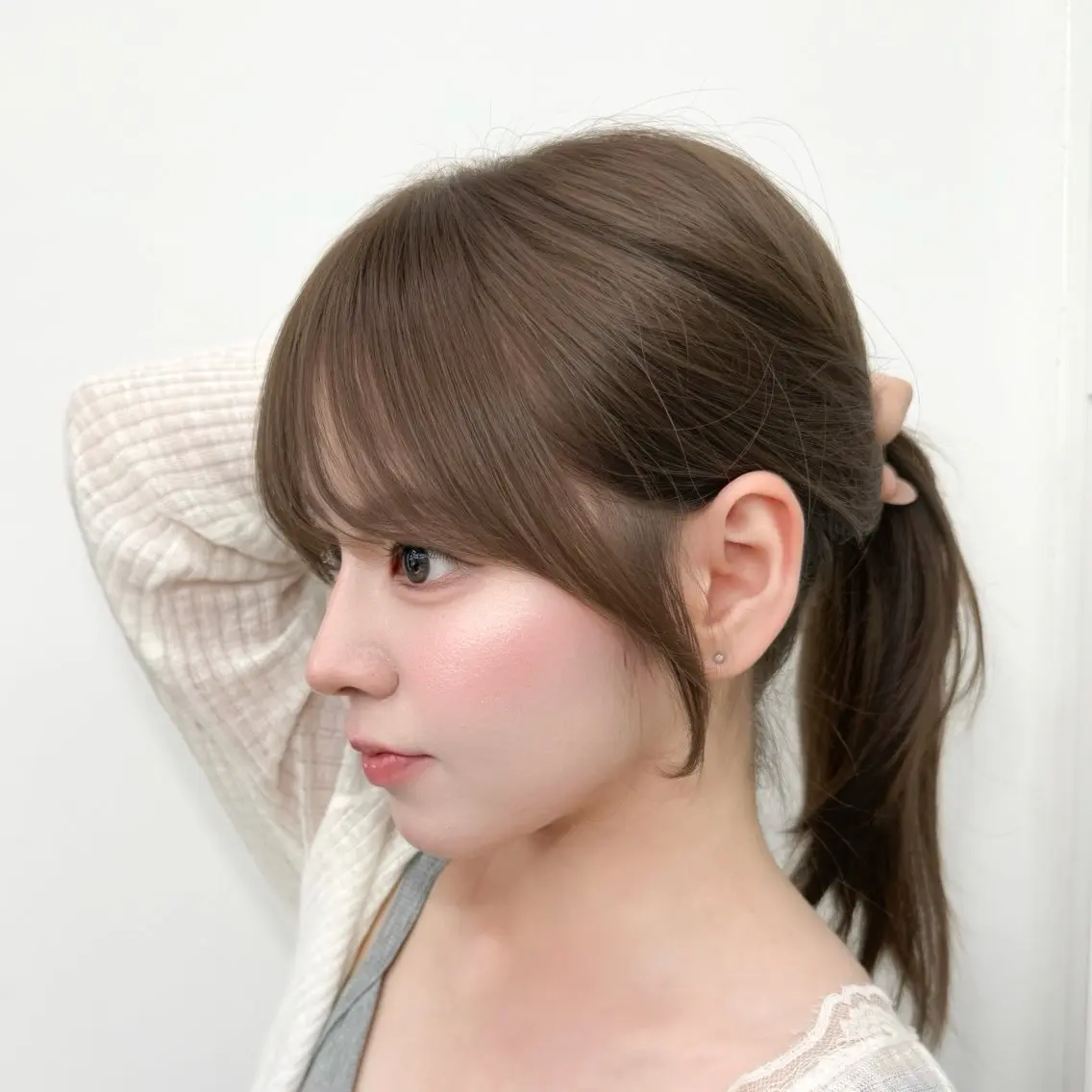 ロング カラー 透明感カラー 韓国風ヘア レイヤーカット 似合わせカット カット ヘアカラー トリートメント 韓国レイヤー× 顔まわり🕊️テルのヘアスタイル