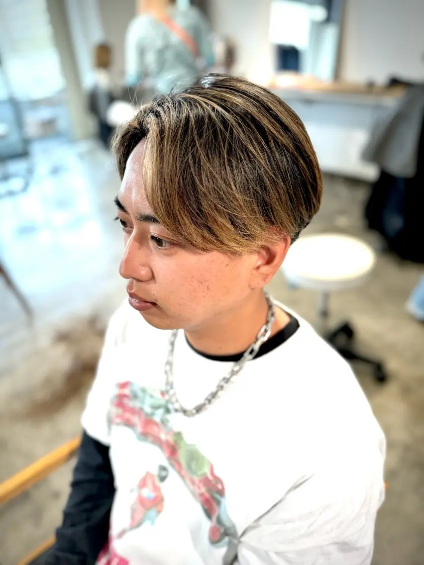 【ミニモセール】【ハイライトも対応】メンズバレイヤージュの写真