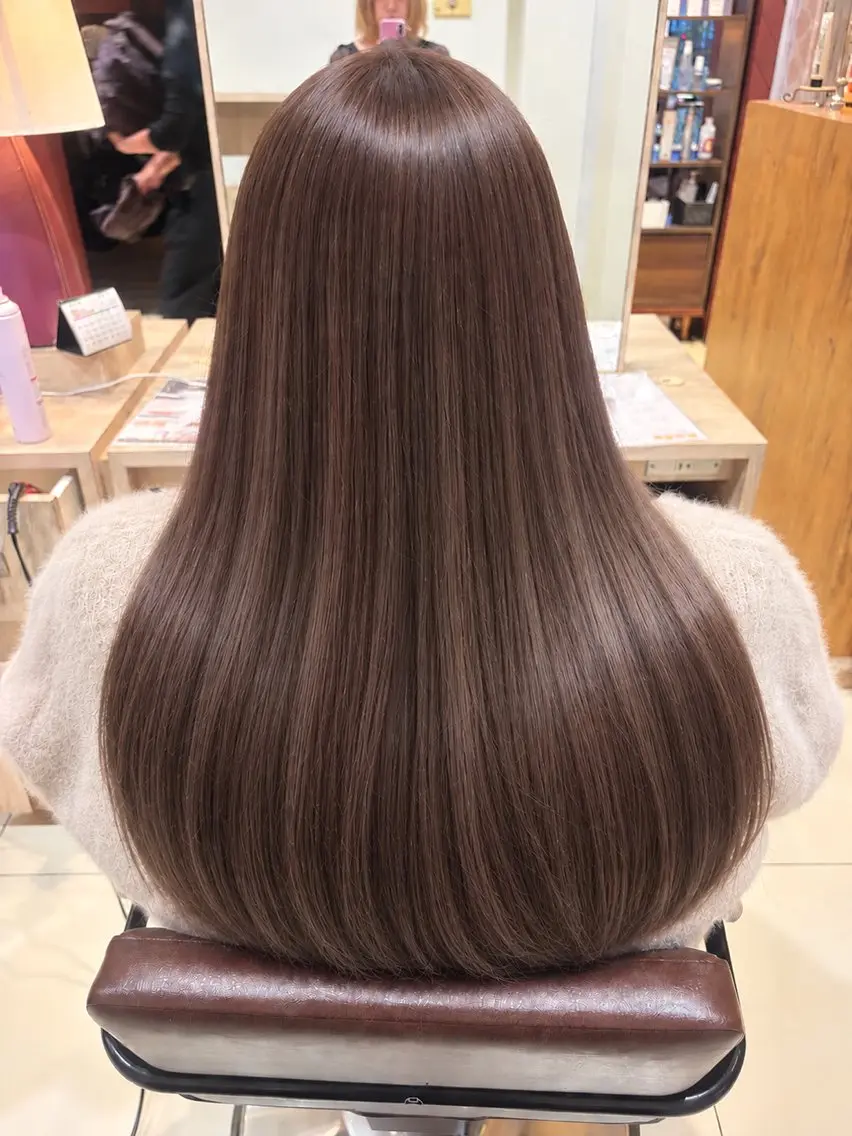 カラー 縮毛矯正 Nanami ナナミのヘアスタイル