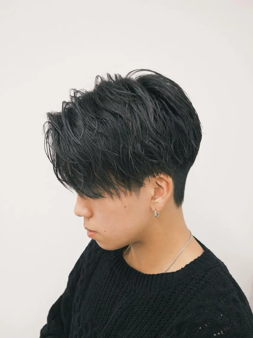 ショート パーマ メンズ 🏁メンズパーマ/ RYOYAのヘアスタイル
