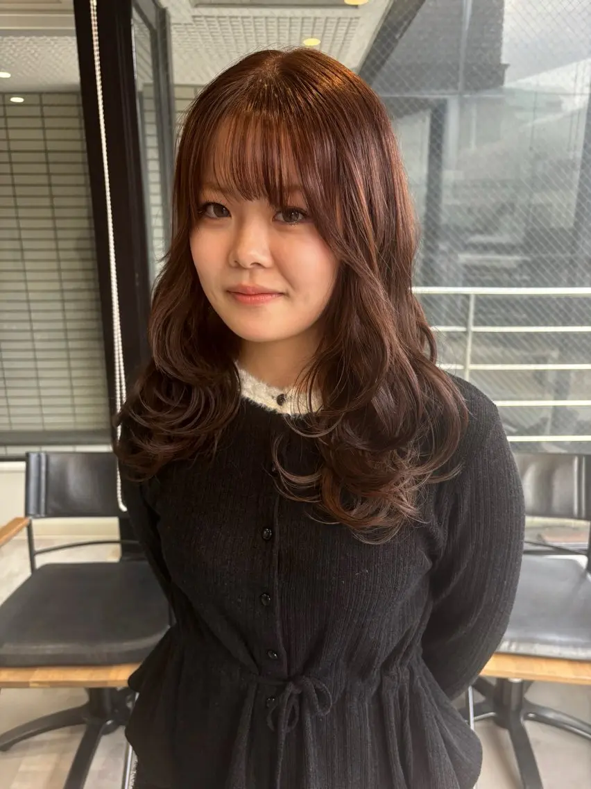 ロング カット ヘアカラー 横田 凜子~yaanのヘアスタイル