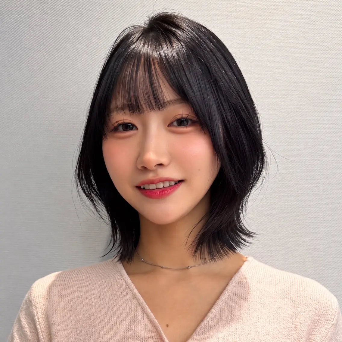 ミディアム カラー カット ヘアカラー トリートメント 🩷小川大輔🩷 店長/ボブ/インナーのヘアスタイル