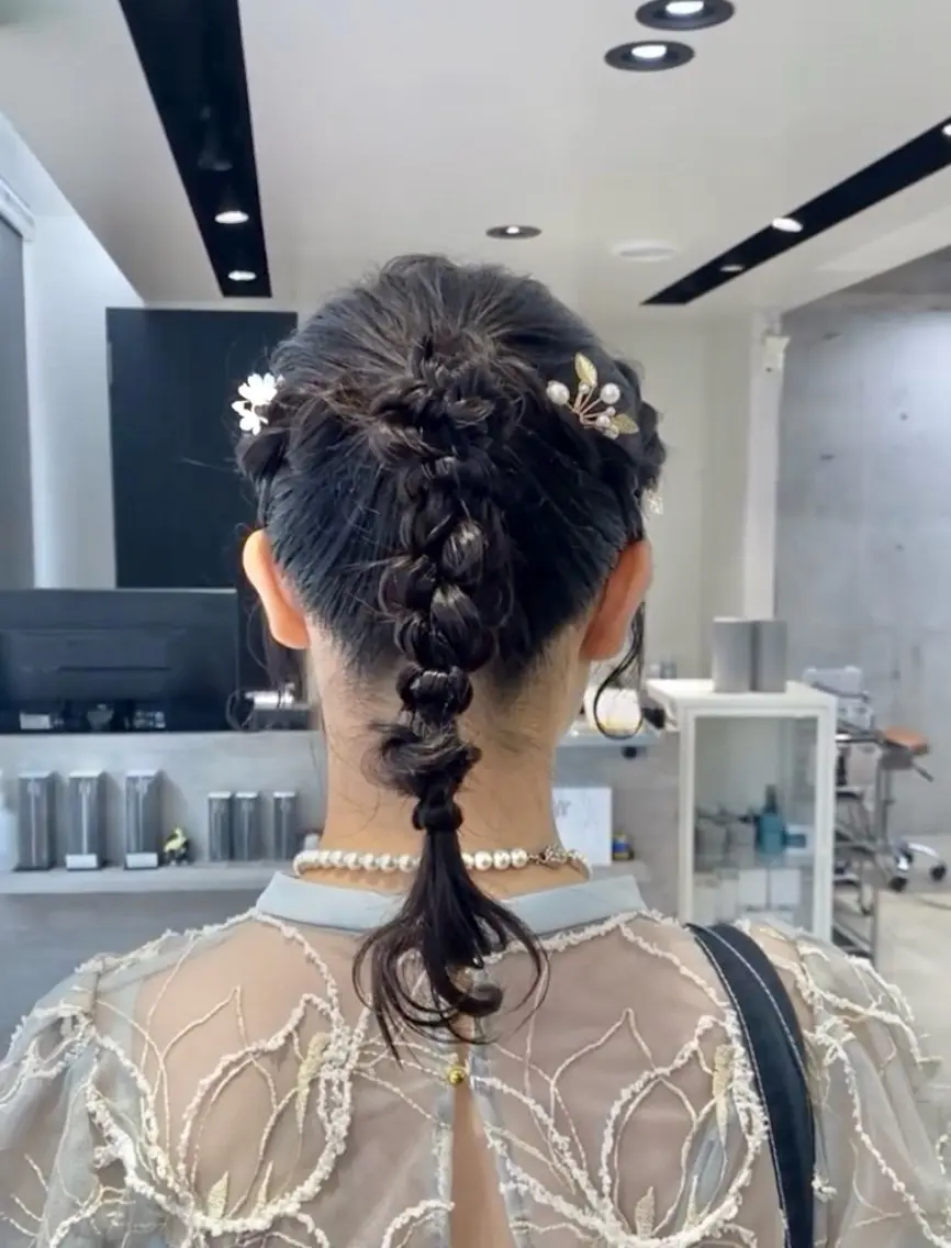 【ヘアセット🌠アップスタイル】 アレンジ/パーティーヘアの写真