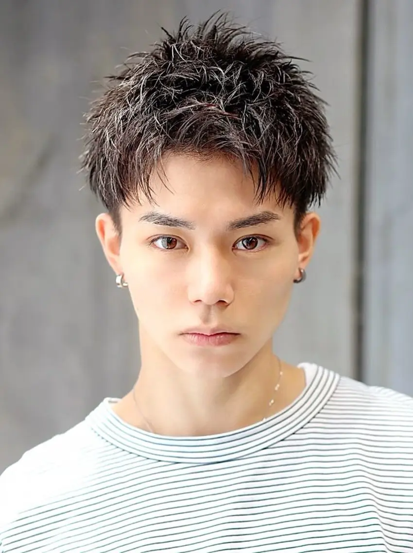 ショート メンズ ツーブロック 吉田 凱翔のヘアスタイル