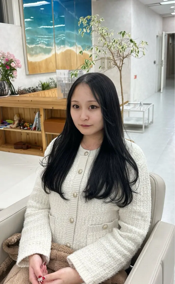 ロング ハイレイヤー レイヤーカット 大場 賀句のヘアスタイル