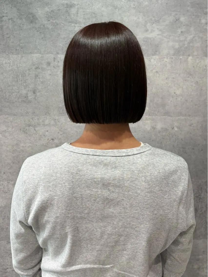 ショート カラー ブラウンカラー ヘアカラー FOX 新菜のヘアスタイル