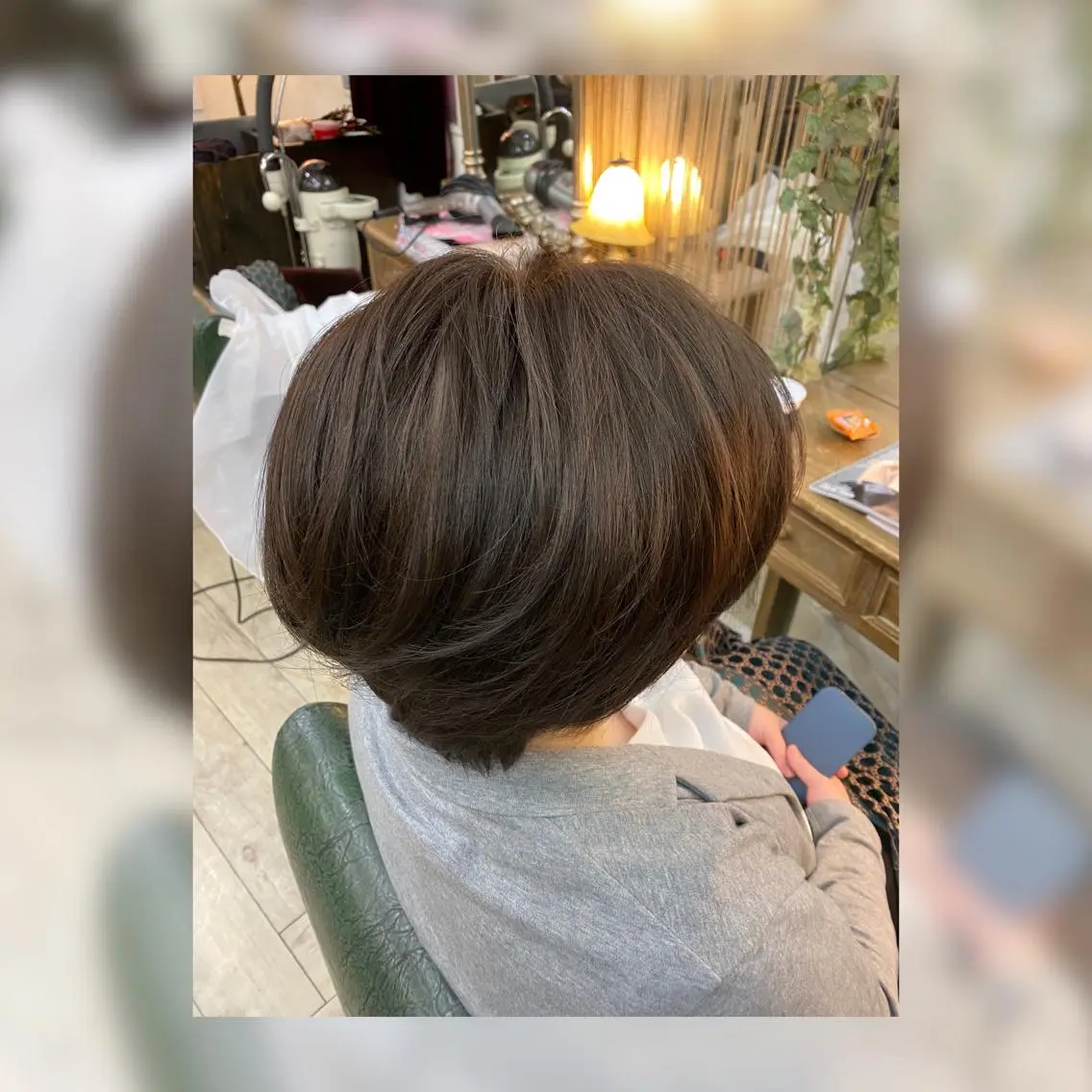 ショート カラー ブラウンカラー ナチュラルブラウン 髪質改善/縮毛矯正 艶髪🔥高杉のヘアスタイル