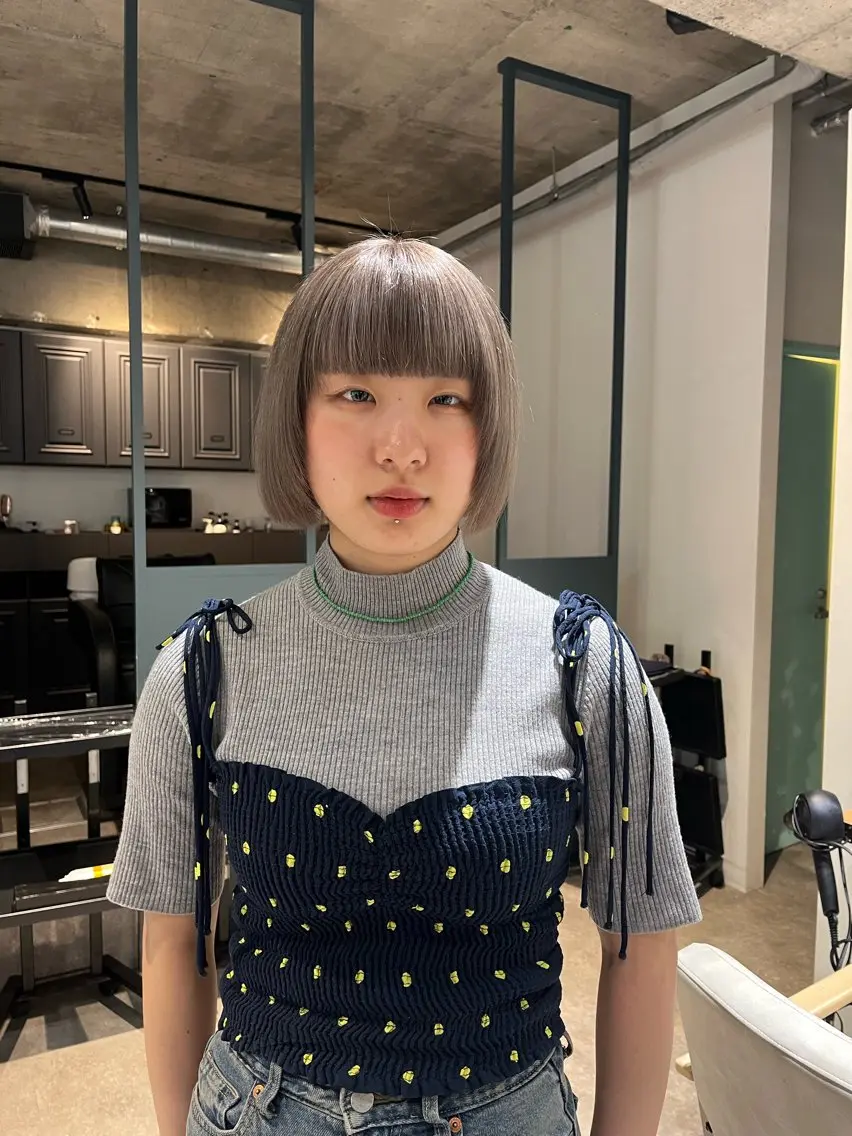 ミディアム カット 🦋女子ウケメンズ パーマYUI🦋のヘアスタイル