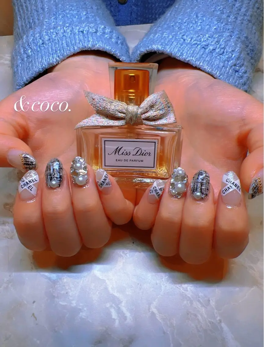 ネイル アートネイル ツイードネイル ＆ coco.のネイルデザイン