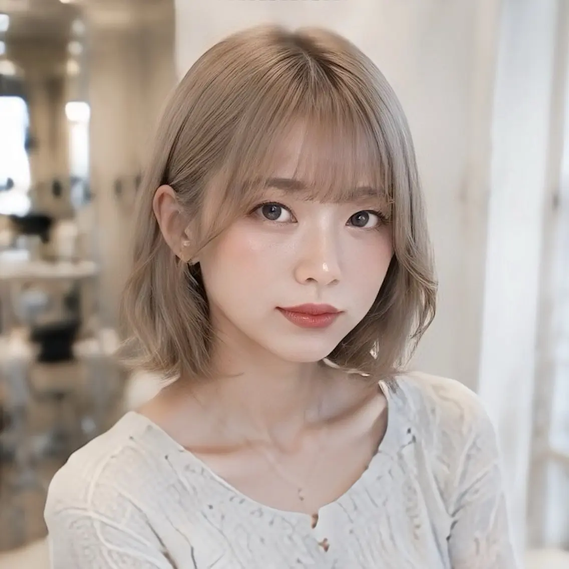 ショート 縮毛矯正/レイヤー/ 前髪カット/おばかんのヘアスタイル