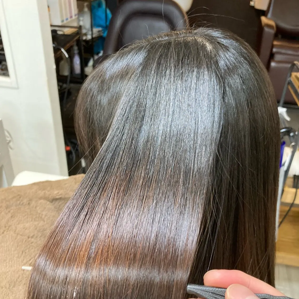 ロング 髪質改善 トリートメント タカギ/艶髪カラー /髪質改善/縮毛矯正のヘアスタイル