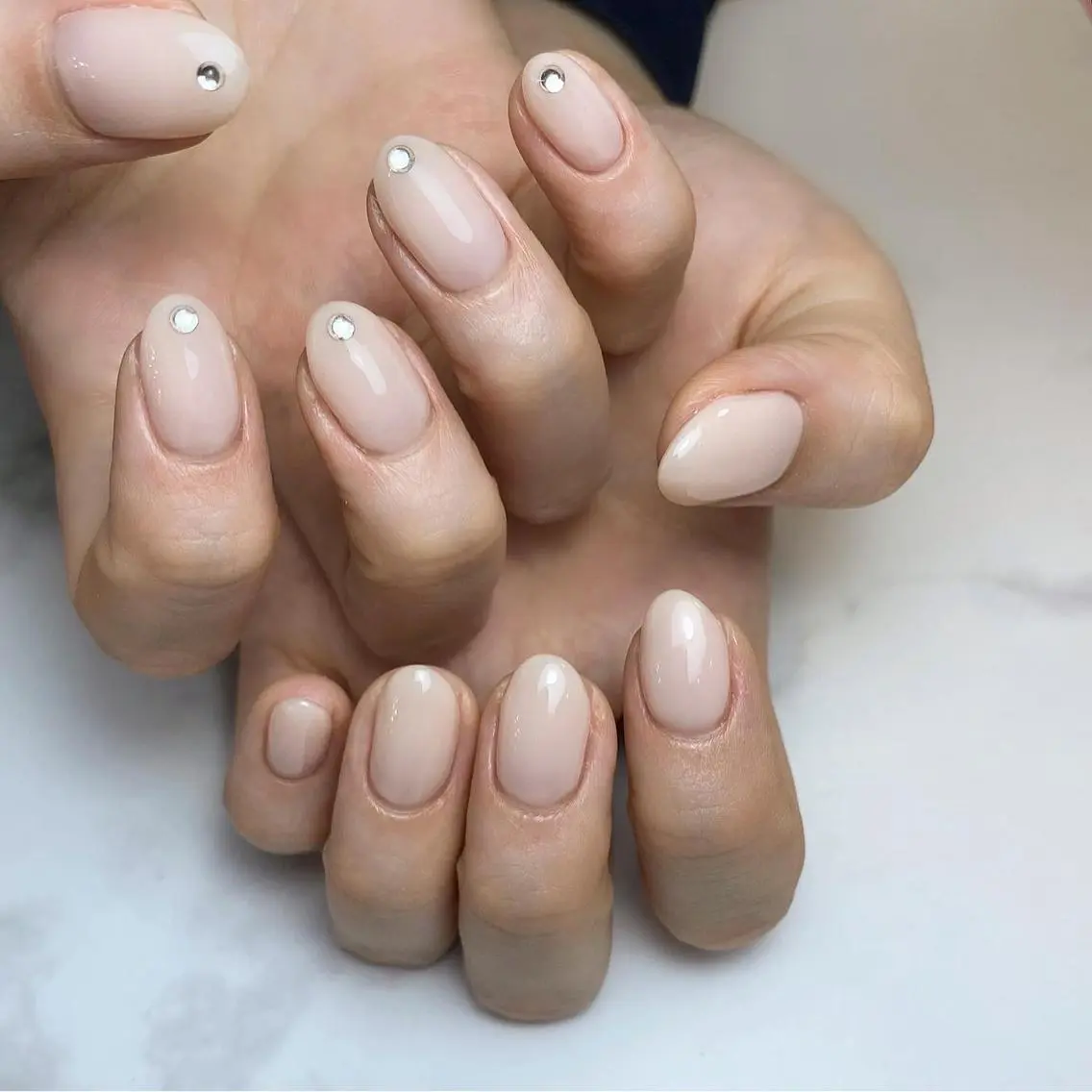 ネイル オフィスネイル シンプルネイル ハンドネイル ameria meguのネイルデザイン